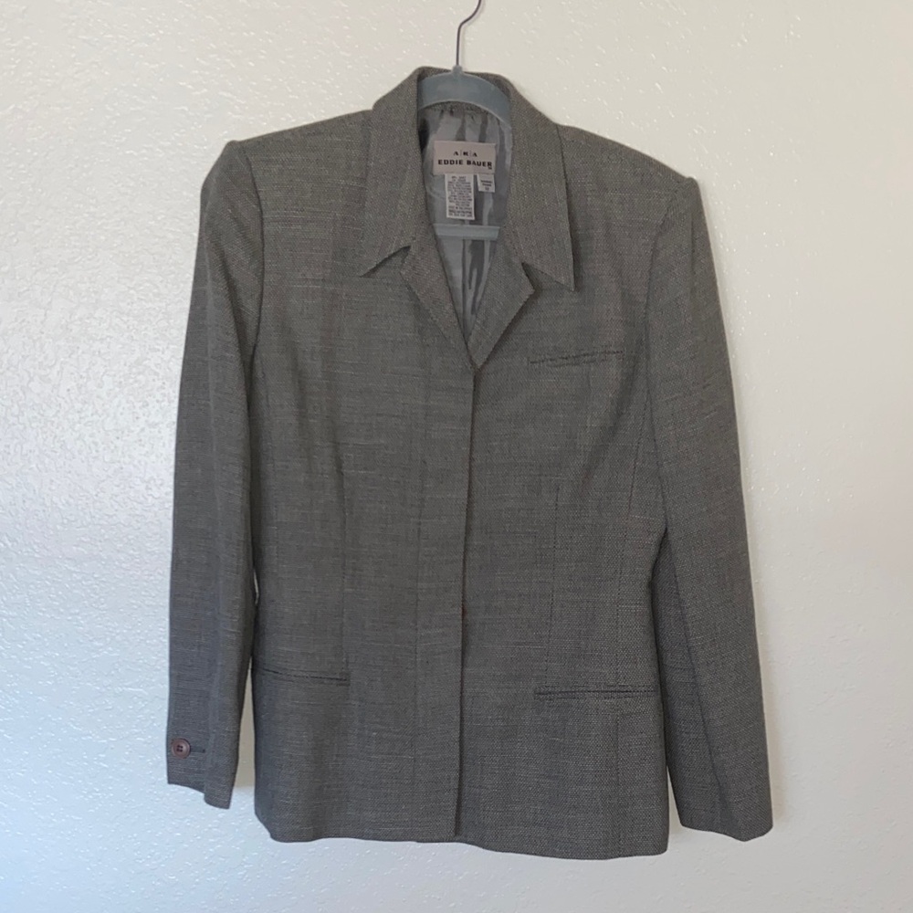 Vintage 90s AKA Eddie Bauer Gray Women's Blazer